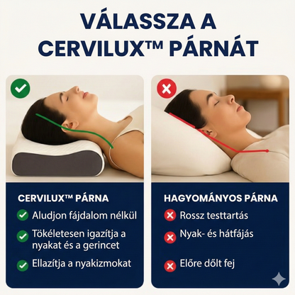 CerviLux™ párna – Fedezd fel újra a fájdalommentes alvás örömét