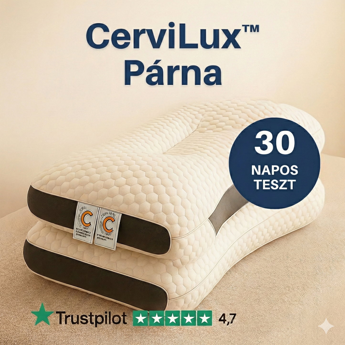 CerviLux™ párna – Fedezd fel újra a fájdalommentes alvás örömét